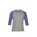 Anvil Adult Tri-Blend 3/4 Sleeve Raglan