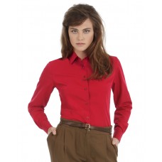 Ladies' Smart Long Sleeve Poplin Shirt